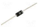 Diode: switching; THT; 800V; 3A; reel,tape; Ifsm: 200A; DO27; Ir: 50uA ONSEMI