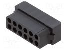 Plug; wire-wire/PCB; female; Datamate L-Tek; 2mm; PIN: 12; crimped HARWIN