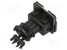 Connector: automotive; JPT; female; plug; for cable; PIN: 3; black TE Connectivity