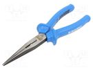 Pliers; half-rounded nose; 200mm; 508/4G; Cut: with side face UNIOR