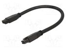Cable; Mega-Fit; female; PIN: 8; Len: 2m; 11A; Insulation: PVC; 12AWG MOLEX
