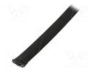 Polyester braid; ØBraid : 11÷17nom.12mm; polyester; black; L: 50m ABB