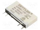Relay: electromagnetic; SPST-NO; Ucoil: 12VDC; 8A; 8A/277VAC; PCB ZETTLER