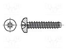 Screw; for metal; 2.2x4.5; Head: cheese head; Pozidriv; PZ1; steel BOSSARD
