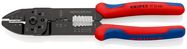KNIPEX 97 22 240 SB Crimping Pliers with multi-component handles black lacquered 240 mm