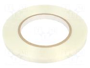 Tape: electrical insulating; W: 9mm; L: 50m; Thk: 0.085mm; acrylic H-OLD