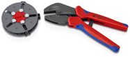 KNIPEX 97 33 03 MultiCrimp® Crimping Pliers with changer magazine with multi-component handles burnished 250 mm