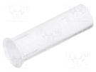 Fiber for LED; round; Ø2.3mm; Front: flat; straight BIVAR