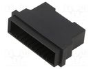Connector: wire-board; black; plug; male; PIN: 20; Layout: 2x10; 10A TE Connectivity