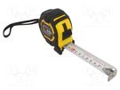 Measuring tape; L: 5m; Width: 27mm; Enclos.mat: ABS; Class: II TAJIMA