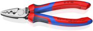 KNIPEX 97 72 180 Crimping Pliers for wire ferrules with comfort handles 180 mm