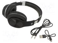 Headphones; black; headphones; 32Ω; Bluetooth: 5.0; Charger: No VCOM