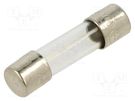 Fuse: fuse; quick blow; 3.5A; 125VAC; cylindrical,glass; 5x20mm BEL FUSE