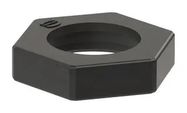 FIXING NUT, CONN, THERMOPLASTIC, BLACK