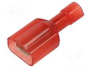 Terminal: flat; 6.3mm; 0.8mm; female; 0.5÷1mm2; crimped; for cable PANDUIT