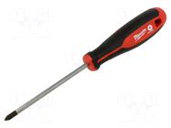 Screwdriver: standard; Phillips; PH1; 100mm Milwaukee