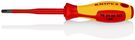 KNIPEX 98 24 02 SLS Screwdriver (Slim) Plus/Minus Phillips® insulating multi-component handle, VDE-tested burnished 212 mm