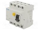 RCD breaker; Inom: 25A; Ires: 500mA; Max surge current: 500A; IP20 EATON ELECTRIC