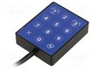 RFID reader; 8÷16V; 1-wire; 62.5x50x15.5mm; 105mA; cables; glued DREXIA