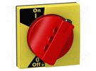Knob; red/yellow SCHNEIDER ELECTRIC