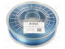 Filament: PLA Multicolour; 1.75mm; pacific; 195÷225°C; 800g ROSA 3D