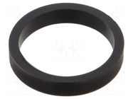 Sleeve; black; for banana sockets STÄUBLI