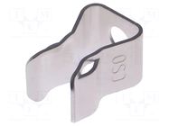 Fuse clips; M5 screw; 10.3x38mm; 32A; Plating: silver plated; CSO SCHURTER