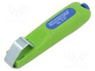 Stripping tool; Øcable: 8÷28mm; Wire: round; Tool length: 140mm WEICON