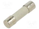 Fuse: fuse; time-lag; 6.3A; 250VAC; ceramic,cylindrical; 5x20mm BEL FUSE