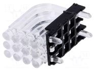 Fiber for LED; Ø2mm; No.of mod: 12; round; Front: convex MENTOR