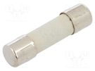 Fuse: fuse; time-lag; 6A; 125VAC; cylindrical; 5x20mm; brass; 5TT BEL FUSE