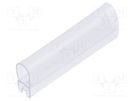 Markers; 1.3÷3mm; PVC; transparent; -30÷60°C; PT+02; UL94V-0; W: 5mm PARTEX