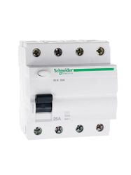 Noplūdes strāvas slēdzis Acti9 Lite IID K 4P 25A 30mA AC