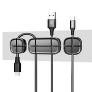 Pielīmējams kabeļu organaizers 3gab. melns, BASEUS