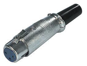 Гнездо для микрофона XLR 3 контакта AU/CX-CA-F 5412810174003