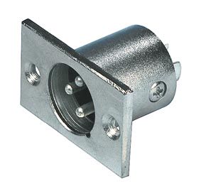 Kontaktdakšiņas  korpuss 3pin. XLR AU/H-CA-M