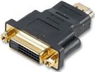 HDMI ADAPTER, DVI-D RCPT/HDMI PLUG