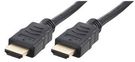 HDMI LEAD, HIGH SPEED +ETHERNET, 1M