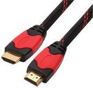 4K HDMI LEAD BLACK/RED BRAIDED 4M