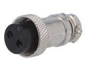 Mikrofona ligzda, kabeļa stiprinājums, 2 kontakti