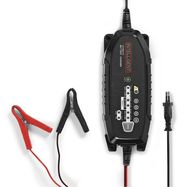 Lead-Acid Battery Charger | 6 / 12 / 12.8 V DC | 3.8 A | Trickle charging | Type C (CEE 7/16) | Battery Clamps | Battery type: AGM / Gel / Lead Acid / SLA / VRLA | Black
