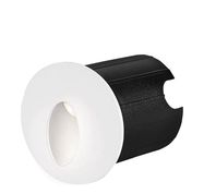 Pakāpiena gaisma, 2W 200lm, su lęšiu, 3000K, white, hermetic IP65