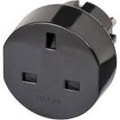 Travel Adapter GB-to-Europe Earthed