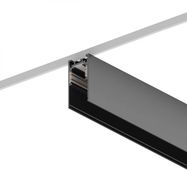 Magnētiskais sliedes profils, , 48Vdc, melns, virsma 1m