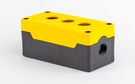 Enclosure for control switches 3 holes yellow Highly