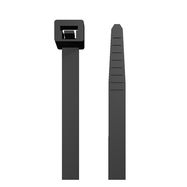 Kabeļu saites 290x4,5mm 220N, melnas (100 gab.)