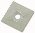 CABLE TIE BASES NATURAL 25X25, PK100