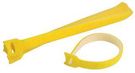 CABLE TIES RELEASABLE YELLOW 125X12MM
