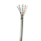 Network Cable Roll | CAT6 | Solid | S/FTP | CCA | 305.0 m | Indoor | Round | PVC | Grey | Pull Box
