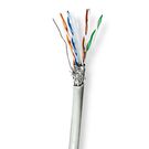 Network Cable Roll | CAT6 | Stranded | S/FTP | CCA | 305.0 m | Indoor | Round | PVC | Grey | Pull Box